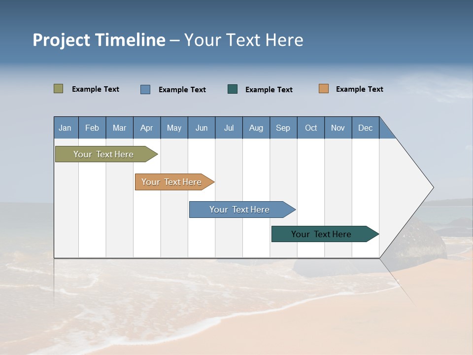 Coast Sun Paradise PowerPoint Template