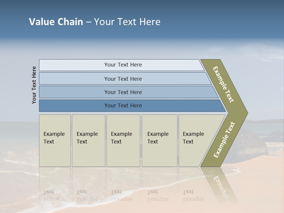 Coast Sun Paradise PowerPoint Template