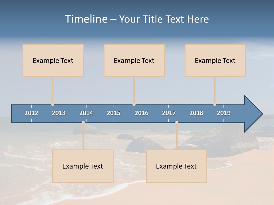 Coast Sun Paradise PowerPoint Template