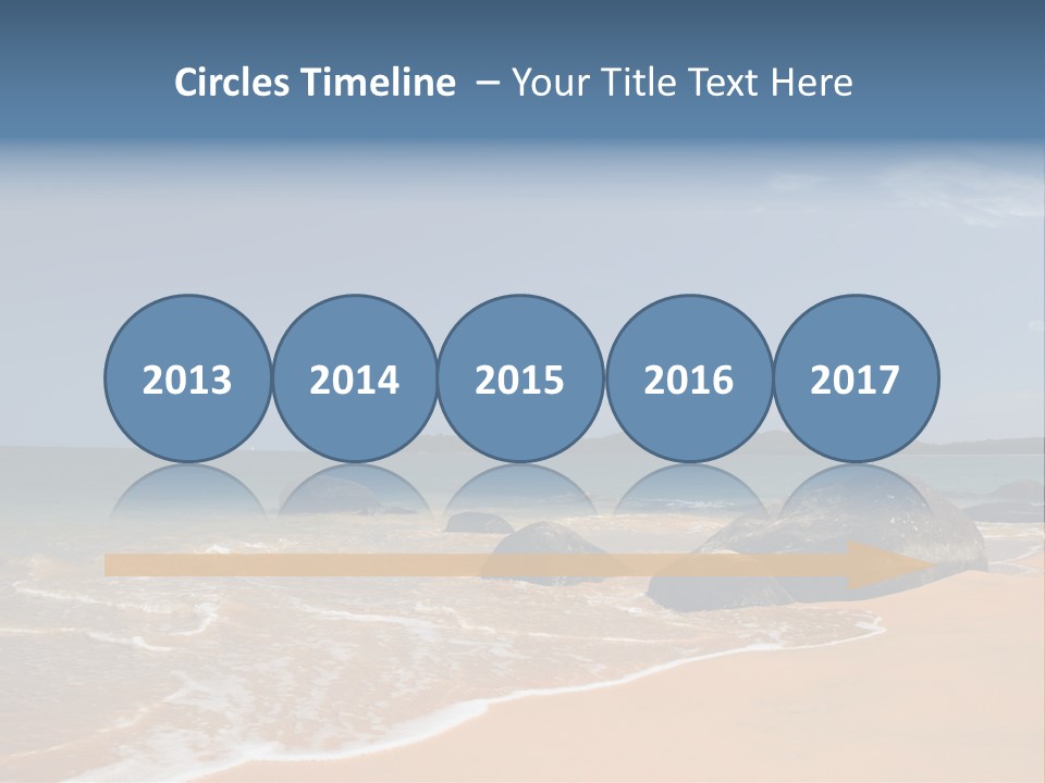 Coast Sun Paradise PowerPoint Template