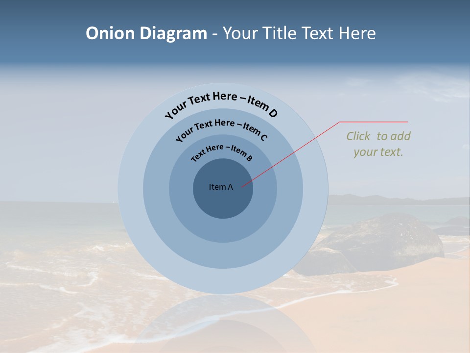 Coast Sun Paradise PowerPoint Template