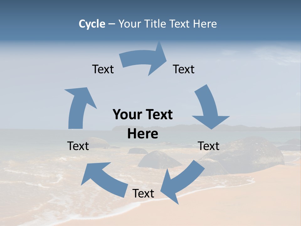 Coast Sun Paradise PowerPoint Template