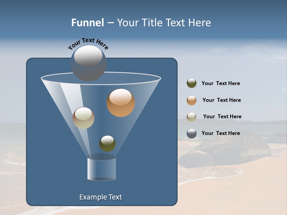Coast Sun Paradise PowerPoint Template