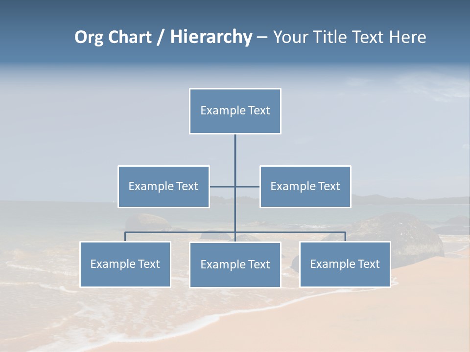 Coast Sun Paradise PowerPoint Template