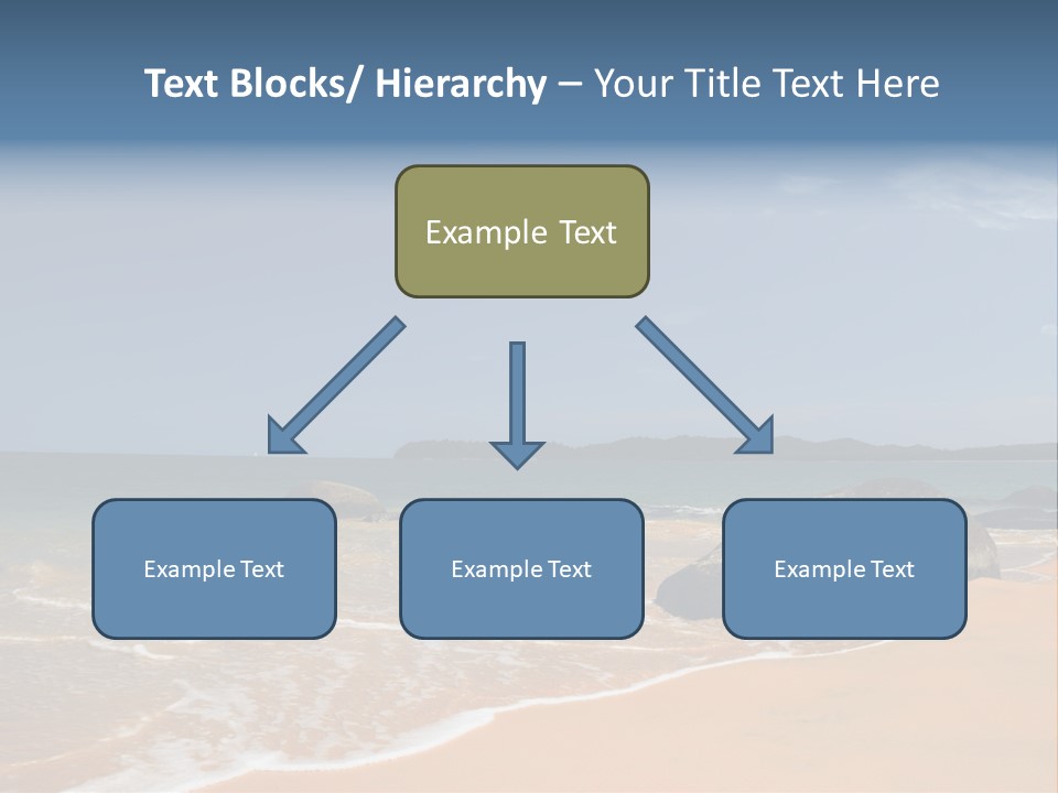 Coast Sun Paradise PowerPoint Template