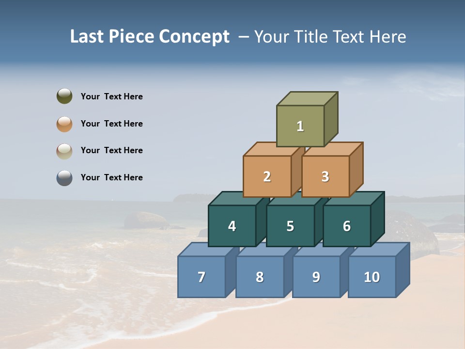 Coast Sun Paradise PowerPoint Template