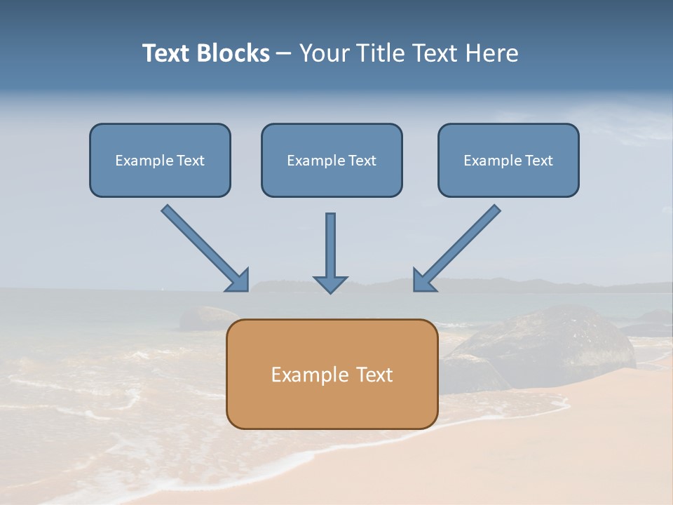 Coast Sun Paradise PowerPoint Template