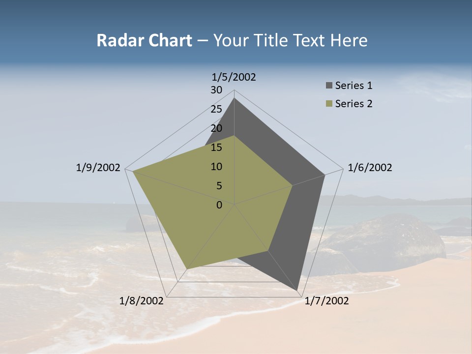Coast Sun Paradise PowerPoint Template