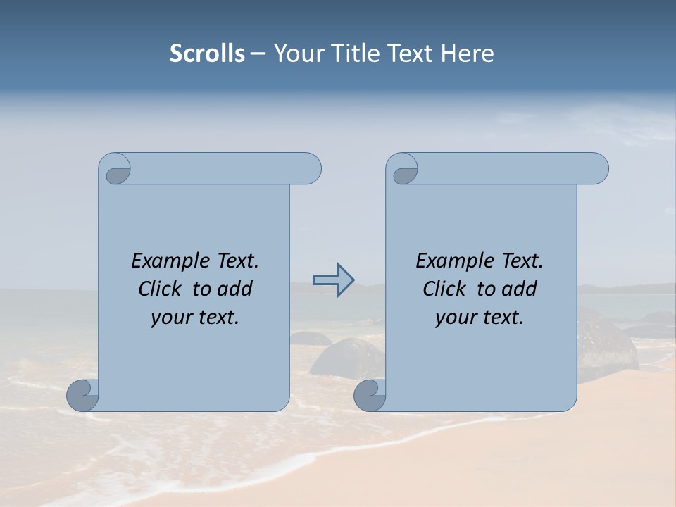 Coast Sun Paradise PowerPoint Template