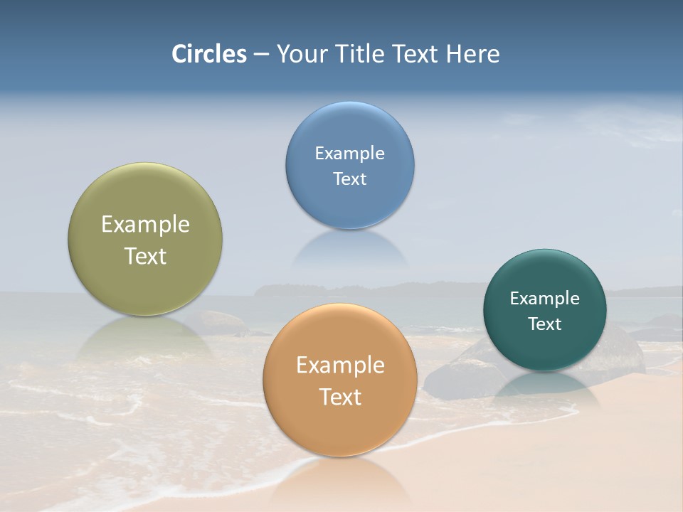 Coast Sun Paradise PowerPoint Template