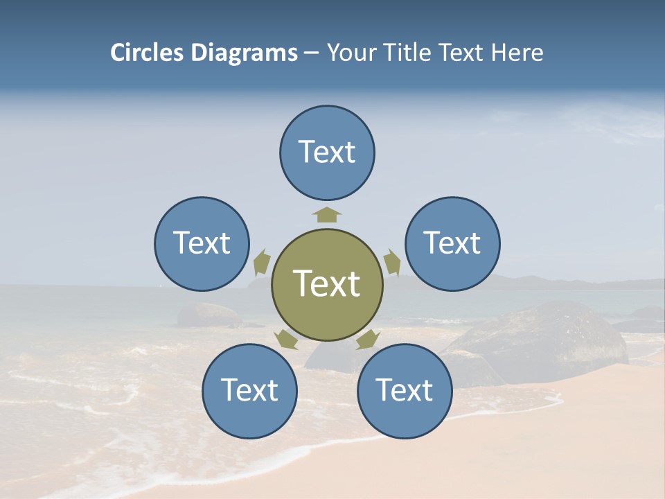 Coast Sun Paradise PowerPoint Template