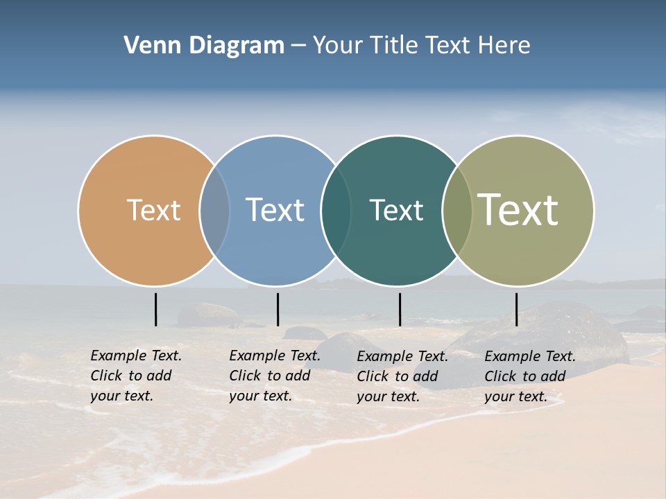 Coast Sun Paradise PowerPoint Template