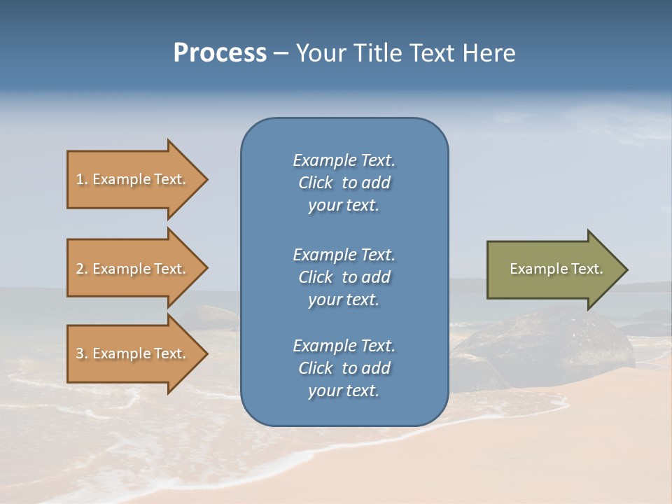 Coast Sun Paradise PowerPoint Template