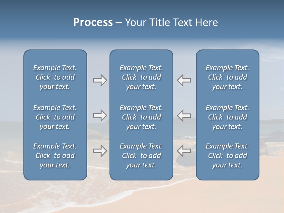 Coast Sun Paradise PowerPoint Template