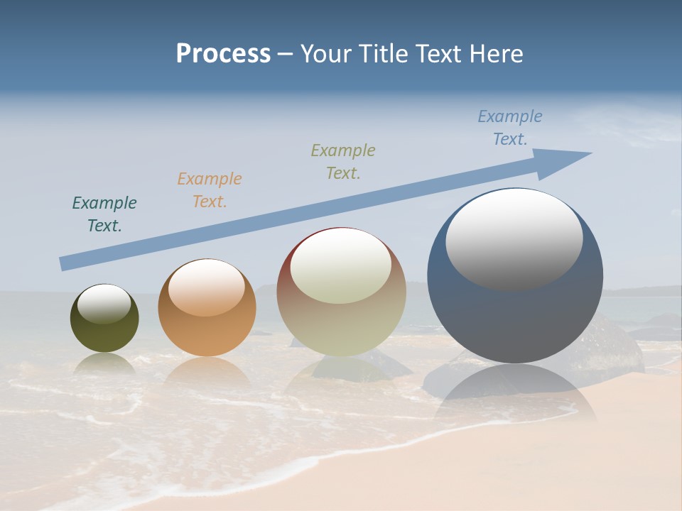 Coast Sun Paradise PowerPoint Template