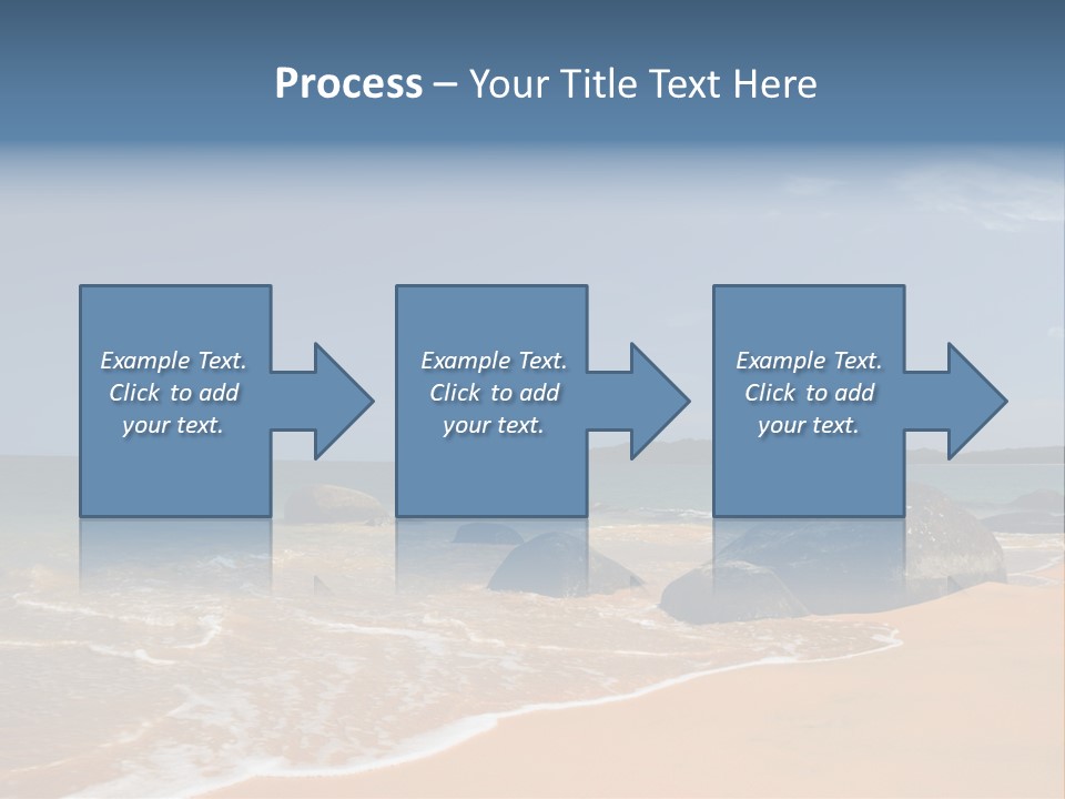 Coast Sun Paradise PowerPoint Template