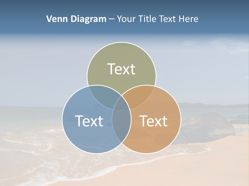 Coast Sun Paradise PowerPoint Template