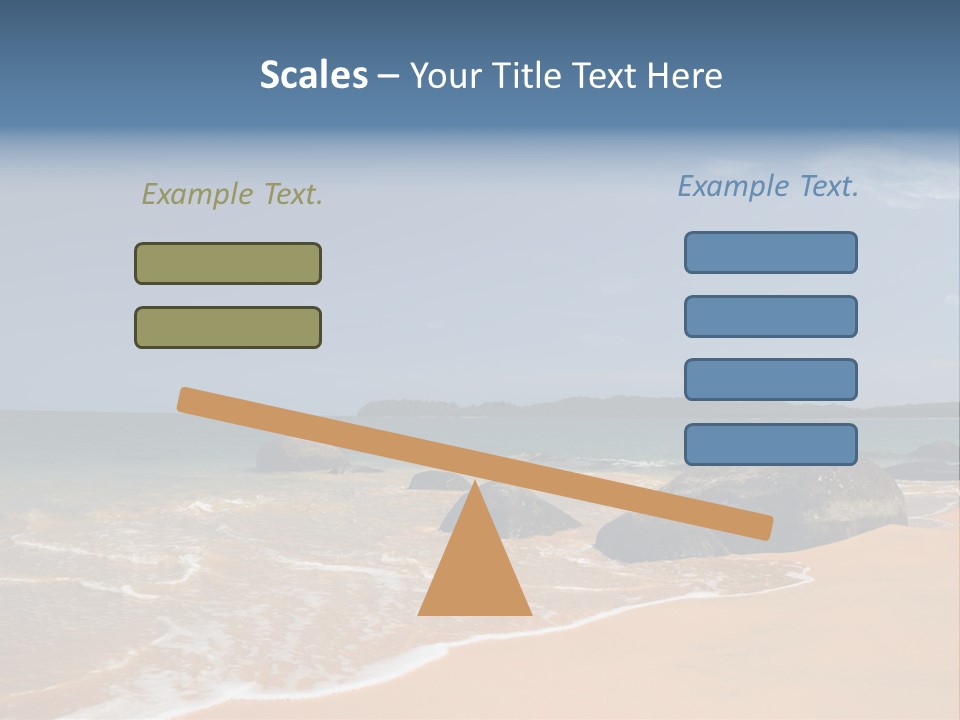 Coast Sun Paradise PowerPoint Template