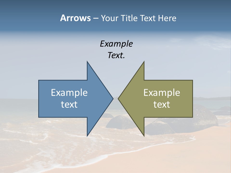 Coast Sun Paradise PowerPoint Template