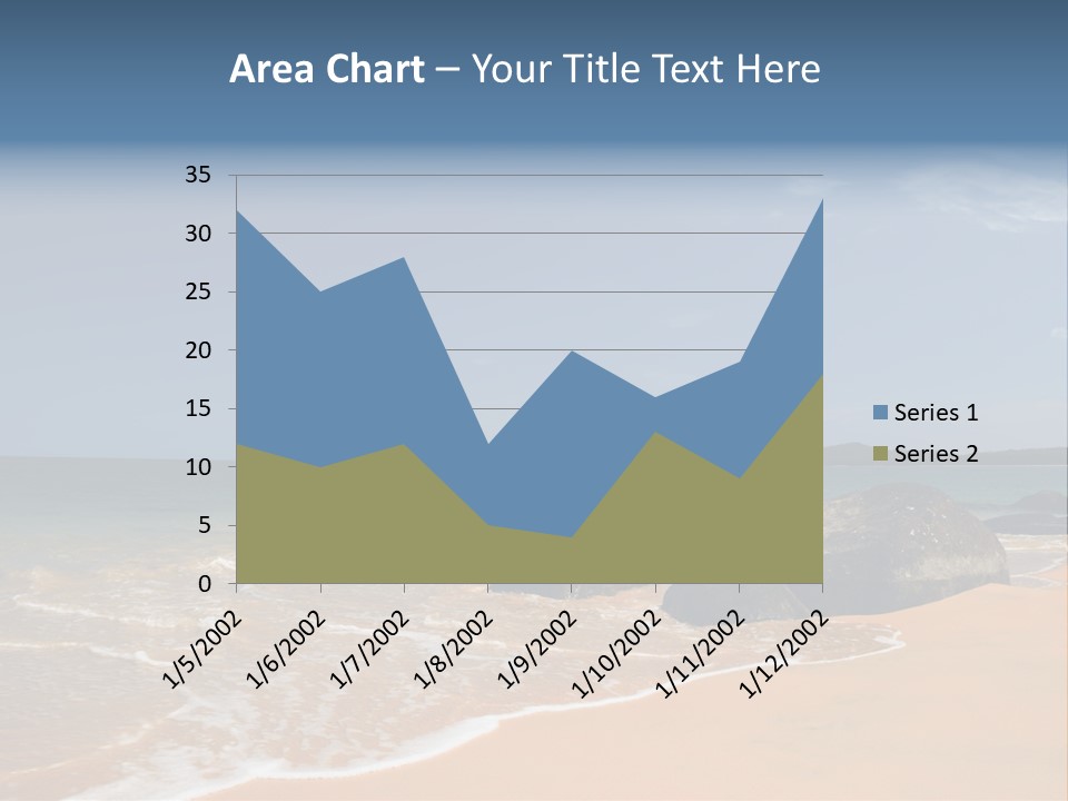 Coast Sun Paradise PowerPoint Template