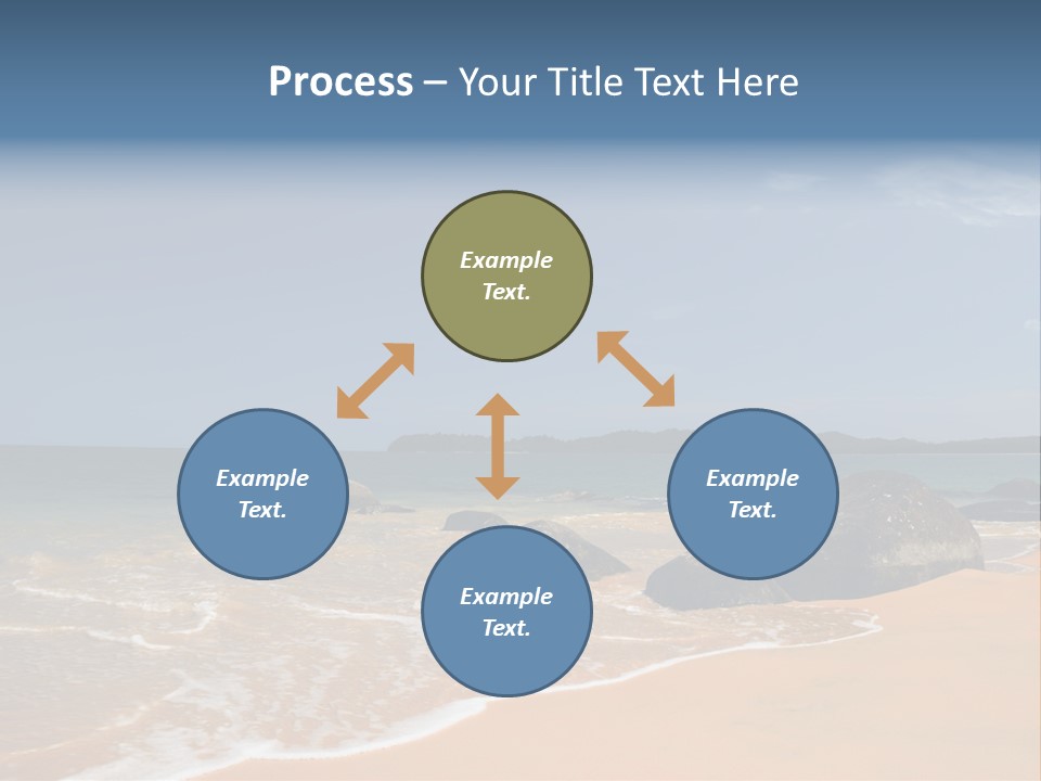 Coast Sun Paradise PowerPoint Template