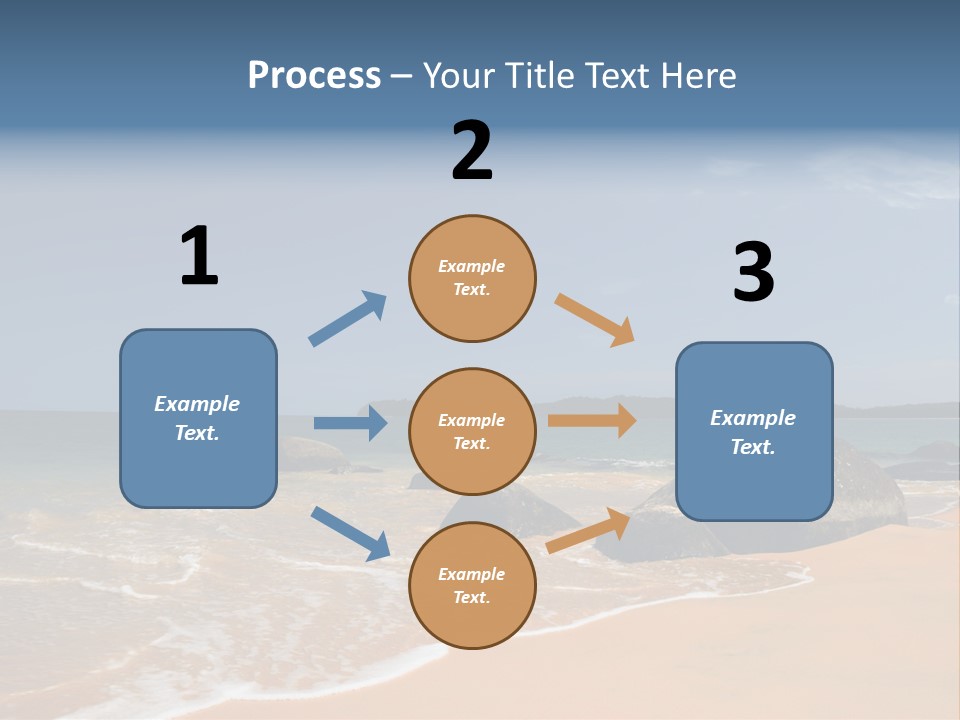 Coast Sun Paradise PowerPoint Template