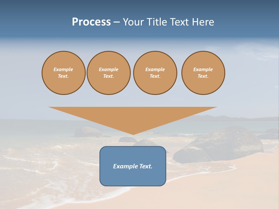 Coast Sun Paradise PowerPoint Template
