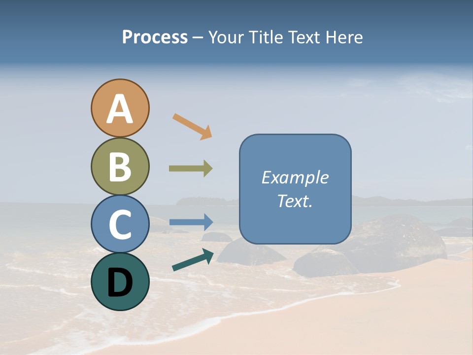 Coast Sun Paradise PowerPoint Template