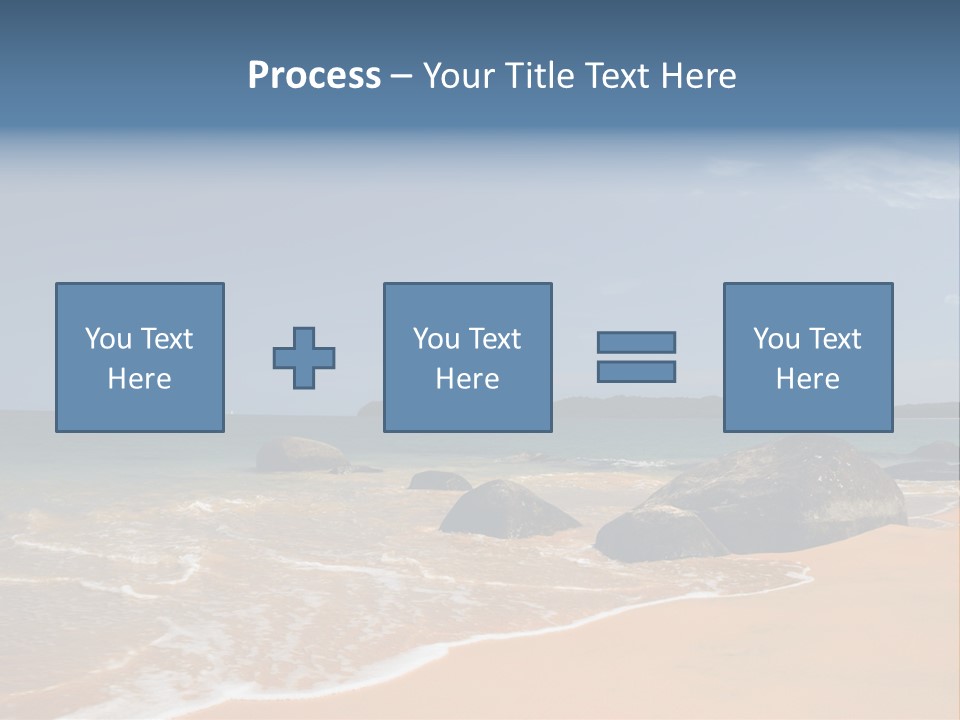 Coast Sun Paradise PowerPoint Template