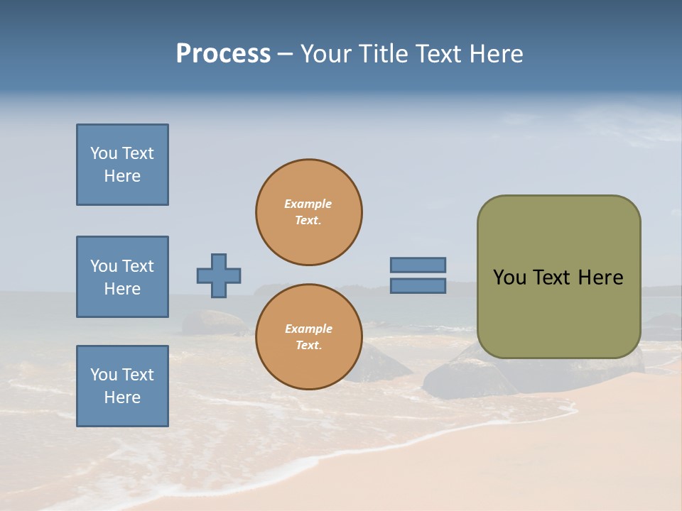 Coast Sun Paradise PowerPoint Template