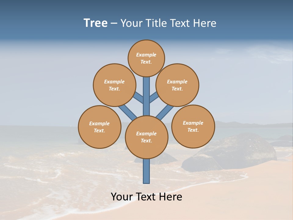 Coast Sun Paradise PowerPoint Template