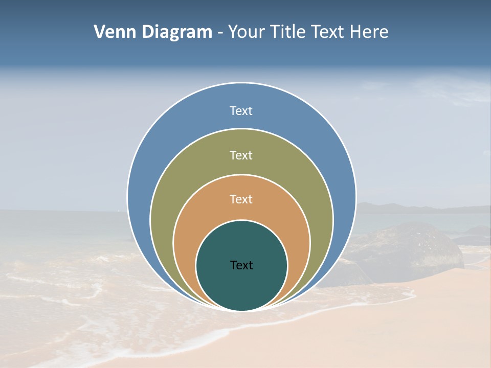 Coast Sun Paradise PowerPoint Template