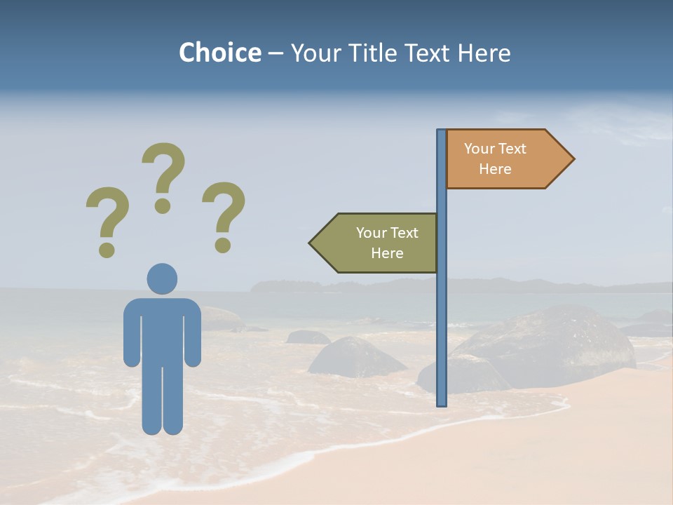 Coast Sun Paradise PowerPoint Template