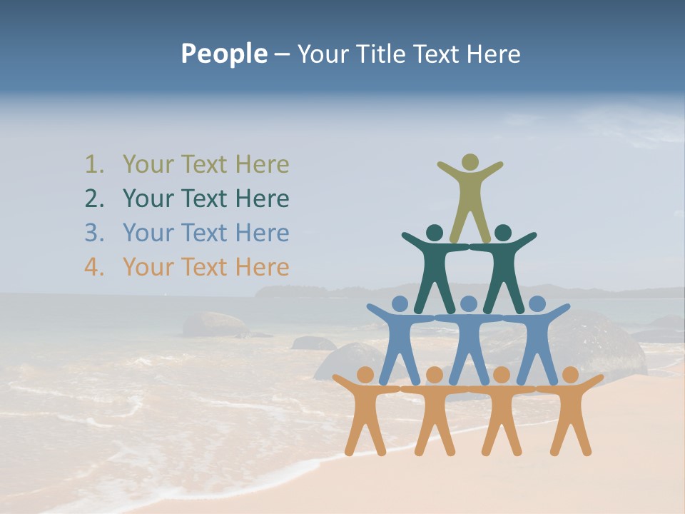 Coast Sun Paradise PowerPoint Template