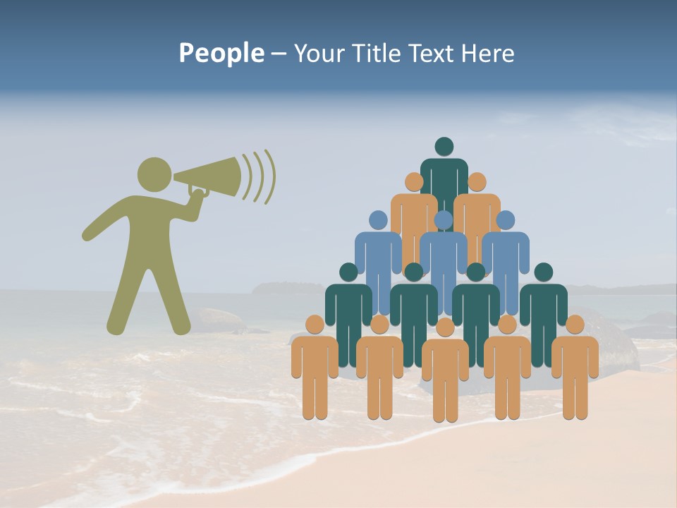 Coast Sun Paradise PowerPoint Template