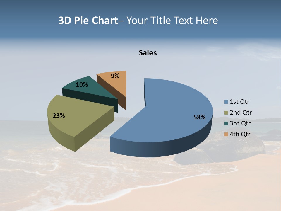 Coast Sun Paradise PowerPoint Template