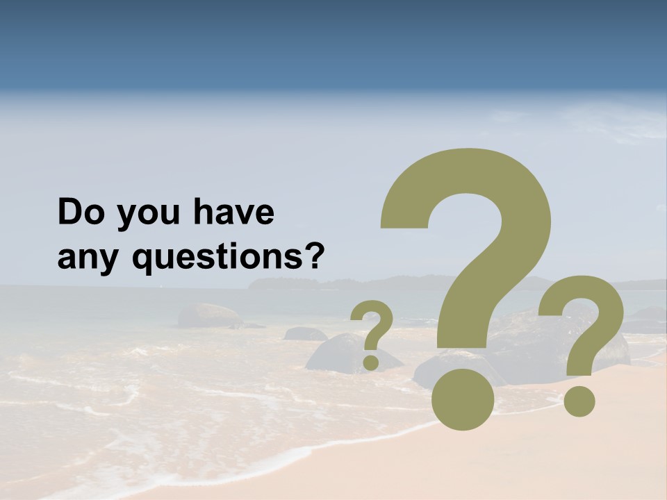 Coast Sun Paradise PowerPoint Template