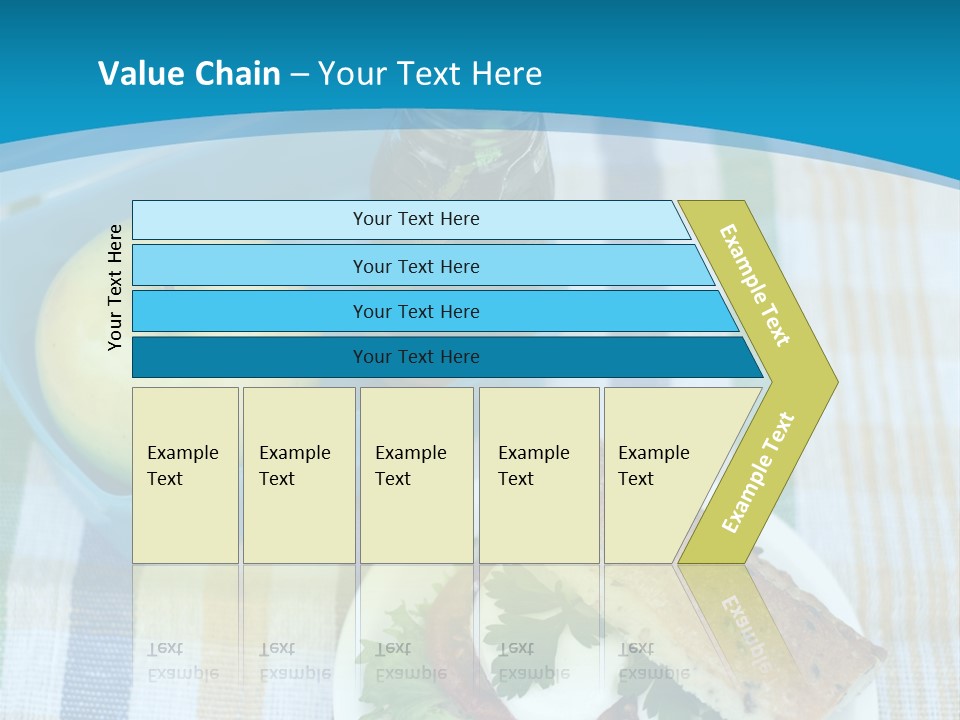 A Lunch Box With A Sandwich And An Apple On A Table PowerPoint Template