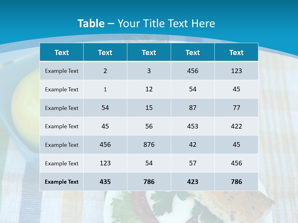 A Lunch Box With A Sandwich And An Apple On A Table PowerPoint Template