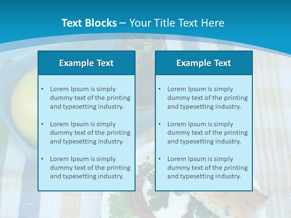 A Lunch Box With A Sandwich And An Apple On A Table PowerPoint Template