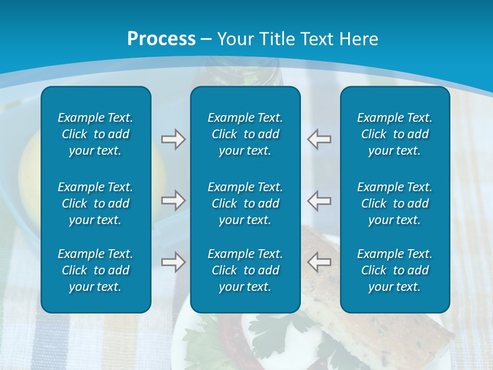 A Lunch Box With A Sandwich And An Apple On A Table PowerPoint Template