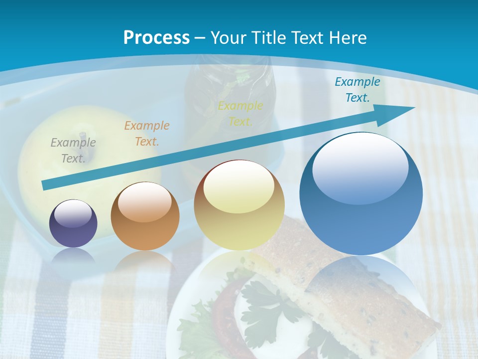 A Lunch Box With A Sandwich And An Apple On A Table PowerPoint Template