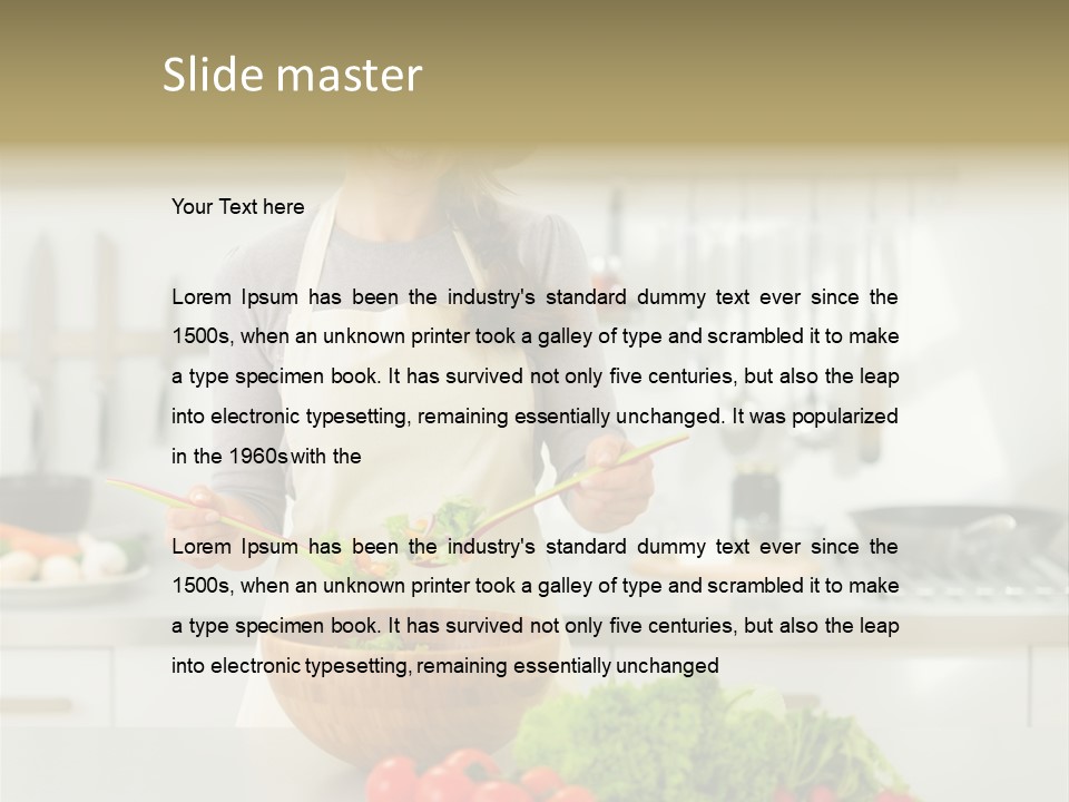 Joy Cook Happy PowerPoint Template