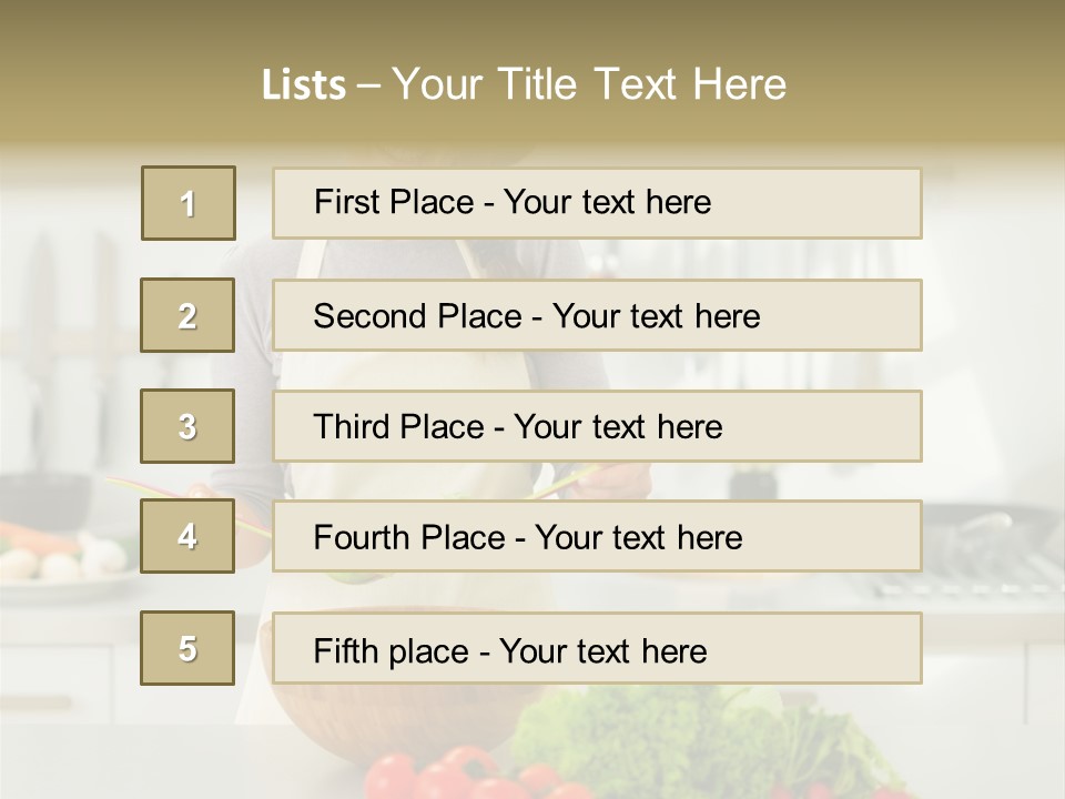 Joy Cook Happy PowerPoint Template