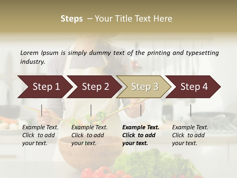 Joy Cook Happy PowerPoint Template