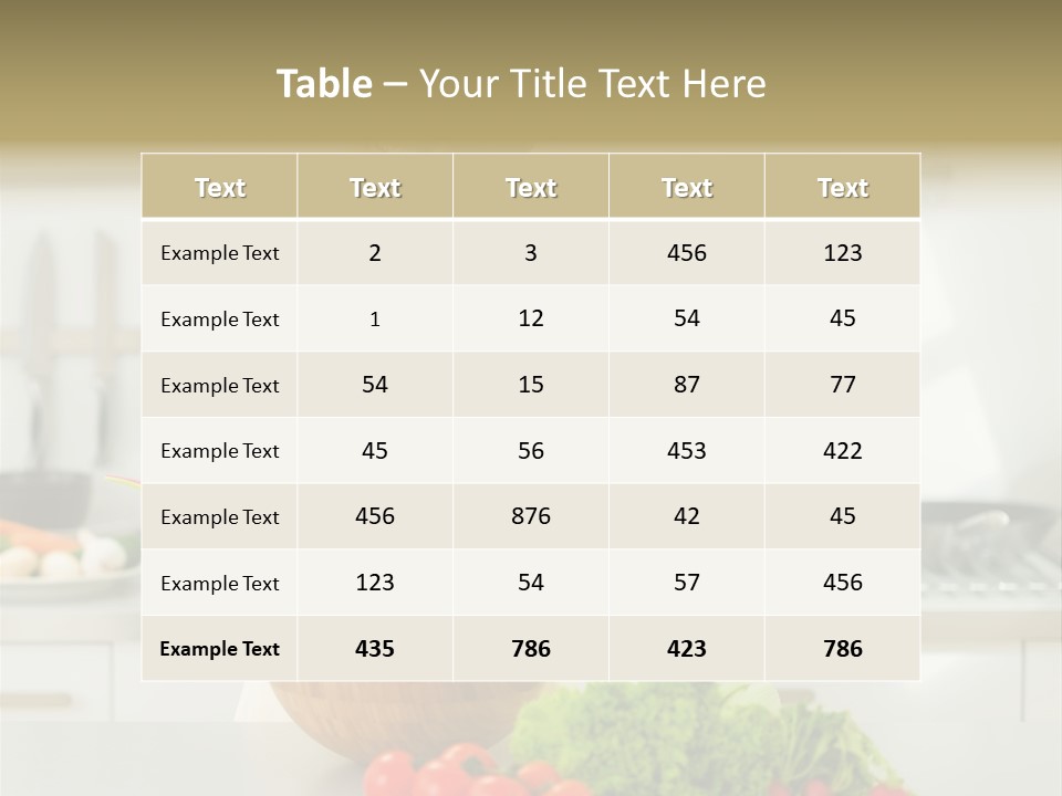 Joy Cook Happy PowerPoint Template