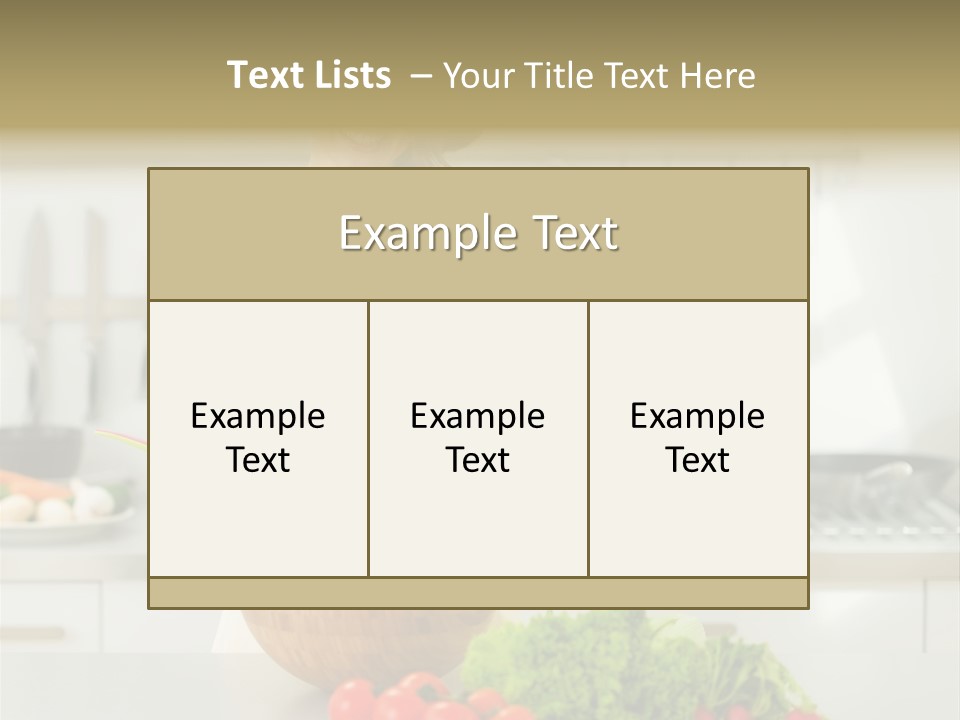 Joy Cook Happy PowerPoint Template