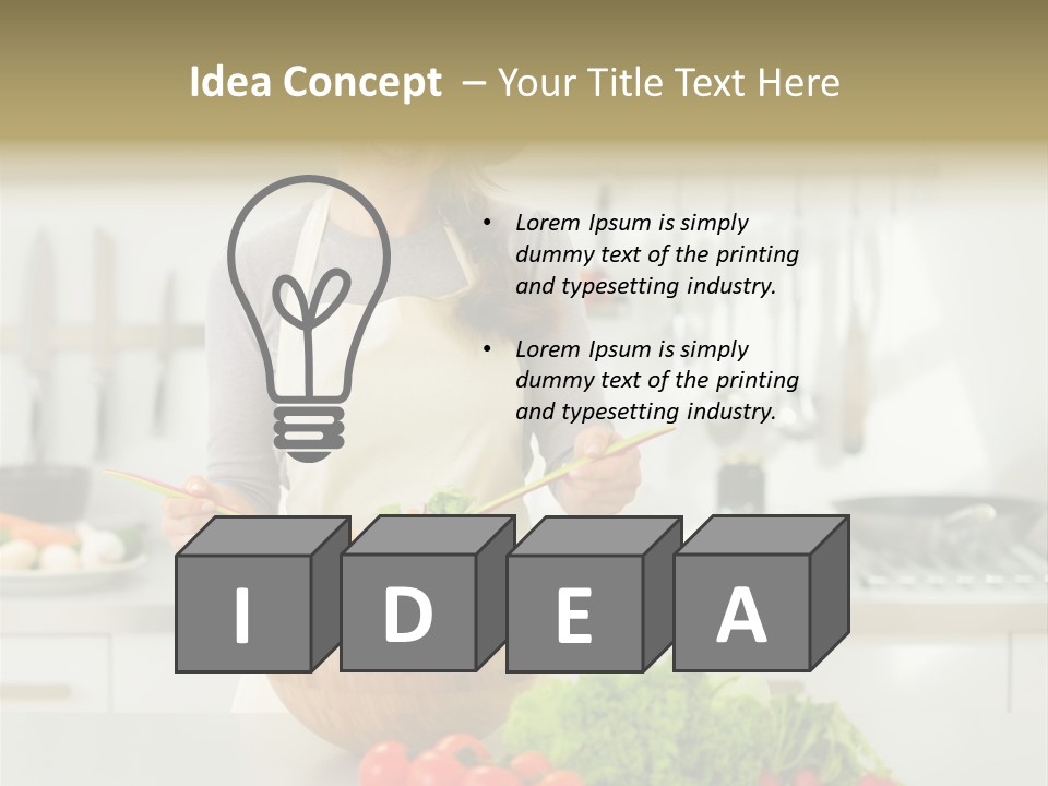 Joy Cook Happy PowerPoint Template