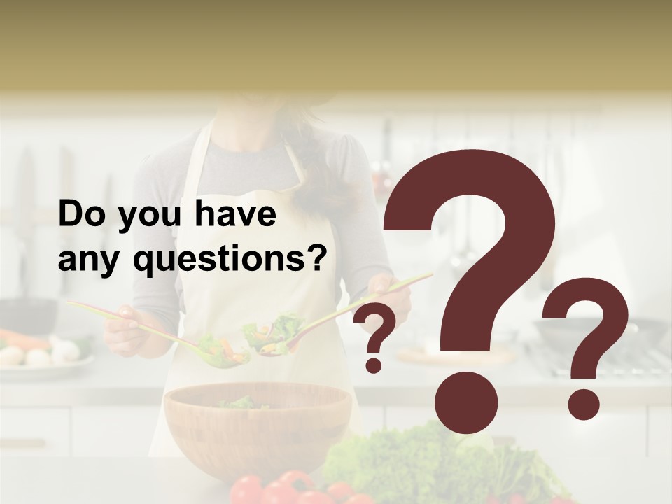 Joy Cook Happy PowerPoint Template