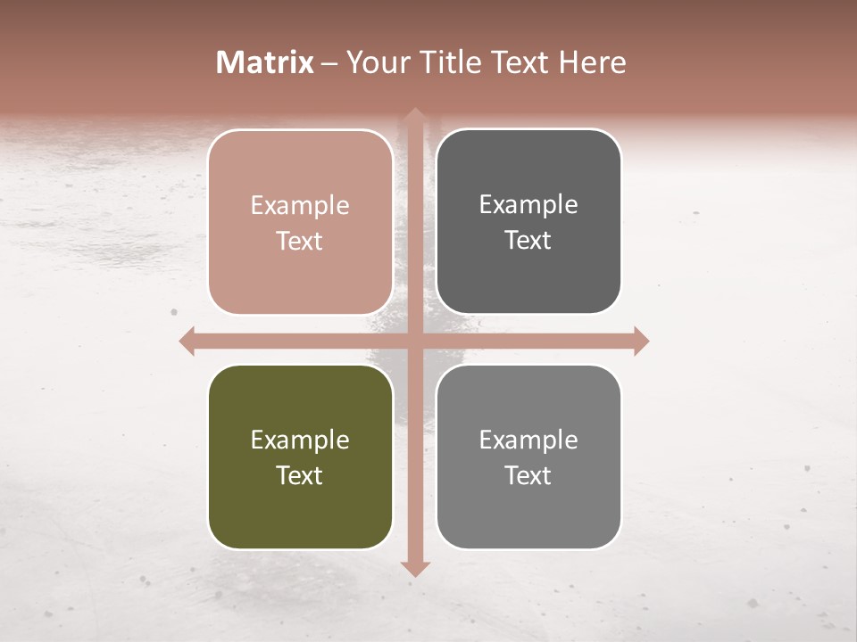 Walking City Drop PowerPoint Template